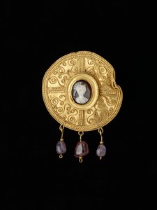Schijfbroche, uit Benevento, Campania, Angelsaksisch, 7e eeuw